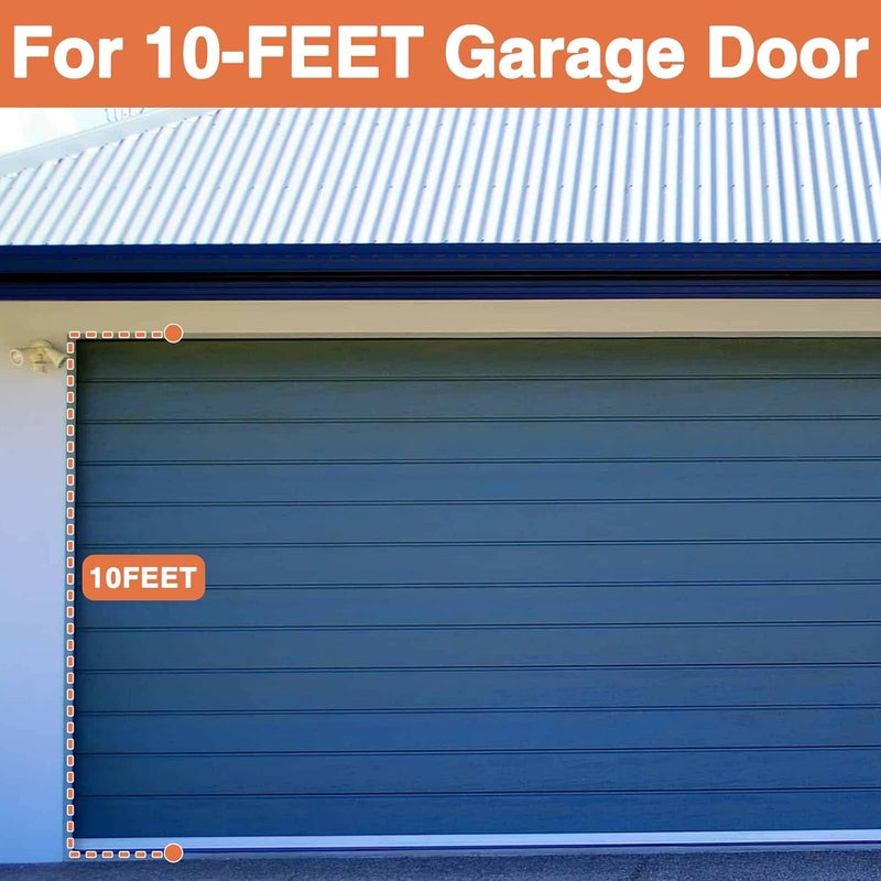 HEMRUNK 11.5FT Garage Door Cable for 10FT Door 11 Feet 6 Inches Heavy-Duty 304 Stainless Steel Torsion Spring Wire 1 Pair - Image 4